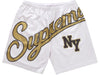 Supreme Big Script Mesh Shorts White 2024