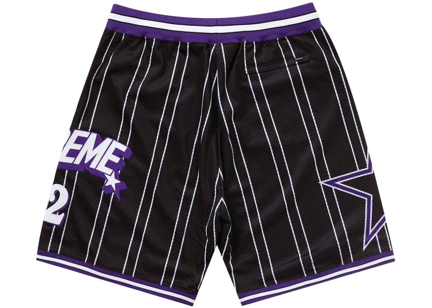 Supreme Star Basketball Shorts Black