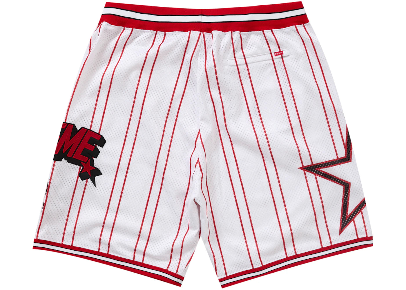 Supreme Star Basketball Shorts White