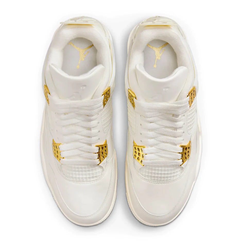 Air Jordan 4 Retro Sail Metallic Gold (W)